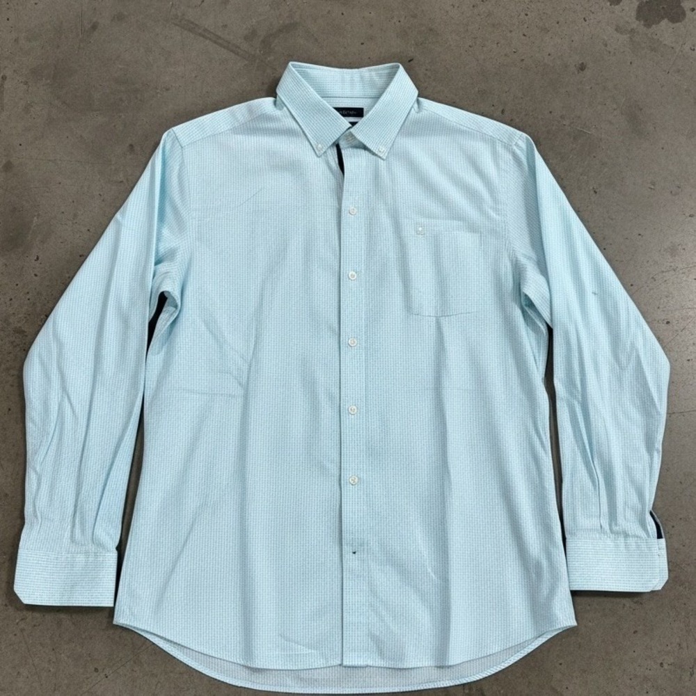 Southern Tide‎ Shirt Mens Large Green Check Classic Fit Long Sleeve Button Down